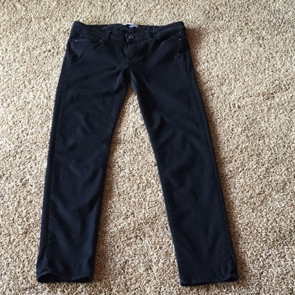 Women’s Paige , black denim jeans.